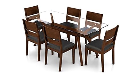 Urban Ladder Wesley Cabalo Leatherette 6 Seater Dining Table