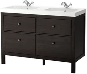 Amazon.com: IKEA Sink Cabinet with 4 Drawers, Black-Brown ...