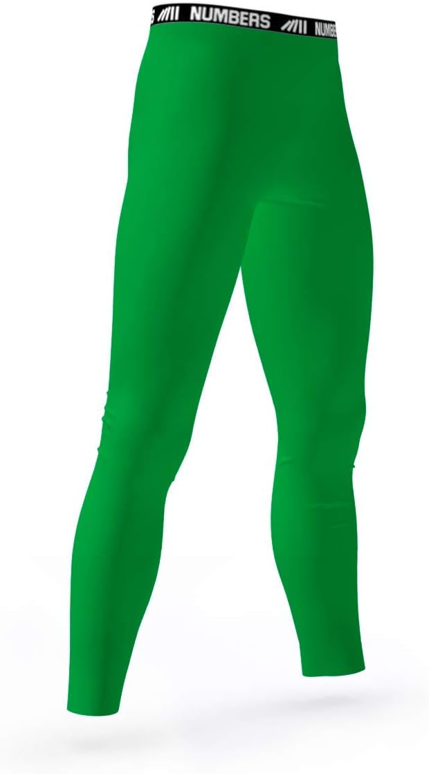 Youth green compression pants Clearance