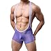YiZYiF Men's Jockstrap Bodysuit Soft Thin Freestyle Wrestling Singlet Underwear