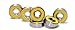 SupaFly Alpha Aggressive Skateboard LongBoard Roller Skate Bearings ­ Set of 8 - with Bonus Metal Carrying Case