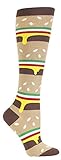 Sock It To Me Double Cheeseburger Knee High Socks