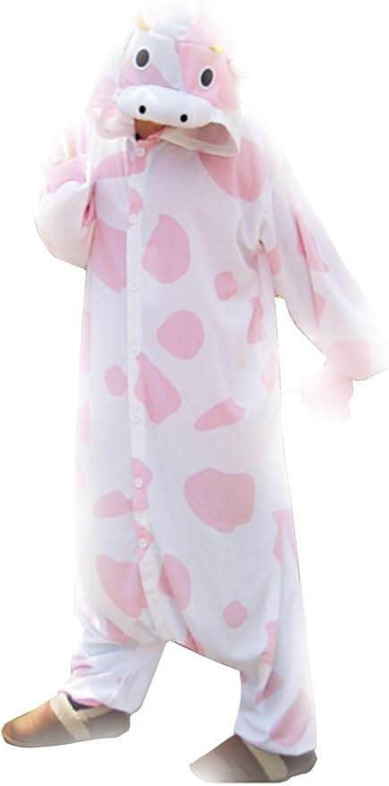 Amazon.com: Koczy Pink Cow Onesie Pyjama (Small): Clothing