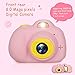 Kids Camera Gifts for 3-9 Year Old Girls,1080P HD Mini Rechargeable Children Shockproof Digital Front and Rear Selfie Camera Child Camcorder Waterproof 2.0” LCD Screen (Pink)