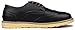 Kunsto Men's Leather Brogue Oxford Dress Shoes Lace Up US Size 10.5 Black