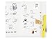 Cute Cat's Paw Shaped Self-Stick Notes, Scratch Pads, 10 Pads/Pack, 30 Sheets/Pad (Cat's Paw)