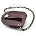 WZC PU Red Pocket Watch Protection Case with 37.5 Chain