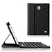 Fintie Blade X1 Samsung Galaxy Tab 4 8.0 Keyboard Case Cover - Smart Slim Shell Light Weight Stand Cover with Magnetically Detachable Wireless Bluetooth Keyboard, Black