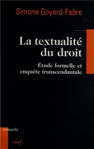 La  textualité du droit