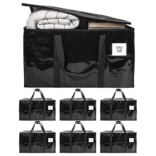 BAGTHAT! 6 & 10 QTY Black Moving Bags Extra Large Heavy Duty Storage