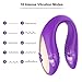 Couples Vibrator with Dual Motors 10 Powerful Vibration Modes for G Spot Clitoral Stimulation, PALOQUETH Wireless Personal Vibrator Clitoris Massager Sex Toy Rechargeable Waterproof
