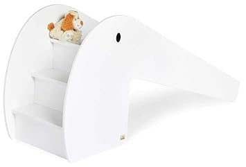 Pinolino Indoor Rutsche Lotta Aus Holz Belastbarkeit 60 Kg Mit 2 Augenaufklebern Fur Kinder Ab 3 Jahren Weiss Amazon De Baby