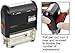 ExcelMark Fragile Handle with Care - Self Inking Rubber Stamp - Red Ink