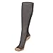 Copper Compression Socks, Ladies, 9-11, Black