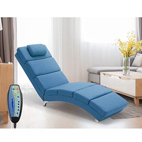 YOLENY Massage Chaise Lounge,Electric Recliner Heated Chair,Ergonomic