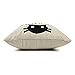 Ogiselestyle Cat Lover Decor Life Is Better with A Cat Quote Cotton Linen Home Decorative Throw Pillow Case Cushion Cover for Sofa Couch, 18