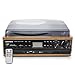Looptone 6-in-1 Record Player with Built in Speakers, 3 Speed Wooden Turntable Cassette Player, FM AM Radio, USB SD MMC Player,Recording Vinyl to MP3thumb 4