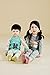 VAENAIT BABY Kids Boy Long Sleeve Cotton Sleepwear Pajamas 2pcs Set Bear Friend 12-18M/XS