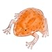 WFFO Novelty 8cm Bead Stress Ball Sticky Squeeze Frogs Squeezing Stress Relief Toy (Orange)