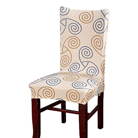 Amazon Com Chair Covers Spandex Brown Sliver Elastic Chair Covers
