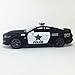 KiNSMART 2015 Ford Mustang Gt Black & White State Police Squad Car 1/36 Scale Diecast Interceptor