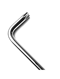 MAXPOWER   Juego de llaves de torx con brazo largo y 9 piezas, acabado cromado y acabado en níquel