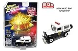 1980 Toyota Land Cruiser Japan Metropolitan Police (Black/White) Limited Edition to 3,600 Pieces Worldwide 1/64 Diecast Model Car by Johnny Lightning JLCP7165