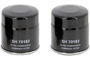 2PC Oil Filters WL10102 Compatible with John Deere Z425 Z445 Z465 Eztrak and Kubota T1880 T1880A T2080 T2080A T2380 T2380A ZG