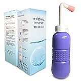 Peri Bottle, iBzera Portable Handheld Personal Hygiene Refresher Toilet Butt Cleaner Travel Bidet Spray Bottle for Home Hotel Office