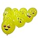 Balloons 100pcs Premium Party Supplies & Decorations by Aquatix Pro, Durable Reusable Latex Material, Variety of Smile Faces Included, Ideal for Birthdays, Parties, Weddings, Functions and More!