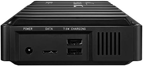 WD_BLACK D10 8 TB Game Drive HDD 3.5", Disco Duro Externo, USB 3.2 Gen 1, hasta 250 MB/s, Memoria para juegos