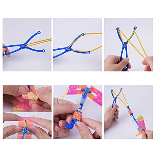 The Electric Mammoth LED Light Up Slingshot Helicopter Rockets Arrows (24) - Thumbnail 3