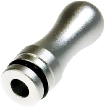Armerah Baton 510 Drip Tip eCig Mouthpiece Short/Narrow Aluminium/Solid 3 Pack Silver - Image 4