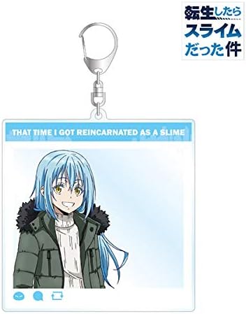 Amazon 転生したらスライムだった件 描き下ろしイラスト リムル 現代私服ver フォトフレーム風bigアクリルキーホルダー アニメ 萌えグッズ 通販