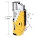 COHIBA Windproof Lighter Gas Lighter Cigarette Lighter Torch Jet Flame Refillable Inflatable Lighter Cigar Lighter D0111