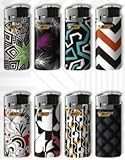 Bic Mini Jr Lighters Black & White 50 Pieces Per
