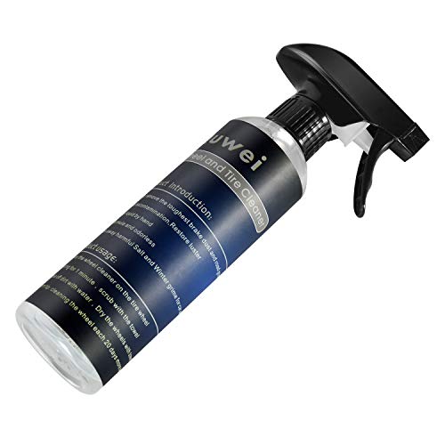 Quwei Wheel and Tire Cleaner - car Wheel Cleaner - Wheel and tire Cleaner kit - Safe decontamination Cleaning Rust Remover Iron Removal Alloy Wheel Cleaner Chrome Aluminum Clear Oxide Ring