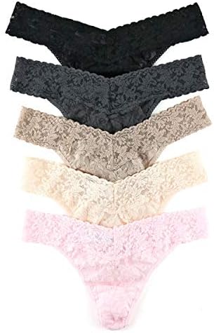 Amazon.com: hanky panky, Signature Lace Original Rise Thongs, One