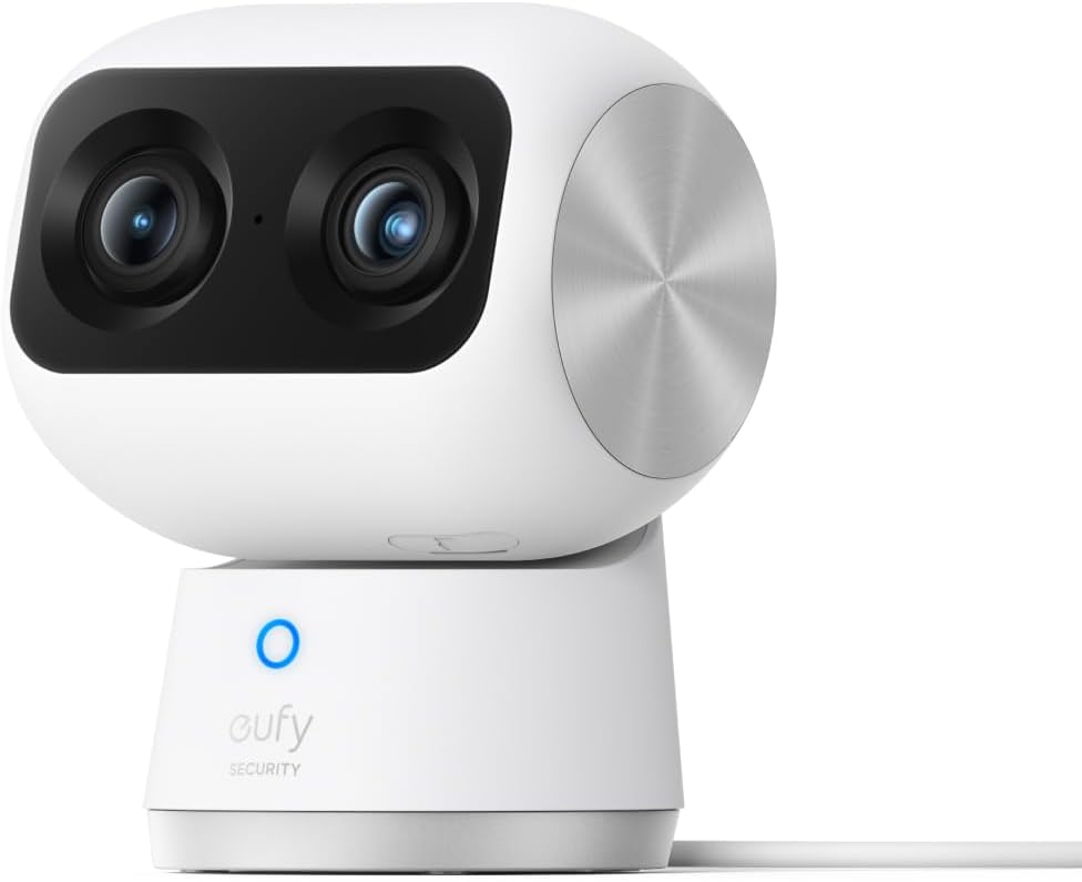 eufy Security S350 4K UHD Indoor Camera 8x Zoom Dual Lens 360 Pan Tilt No Sub