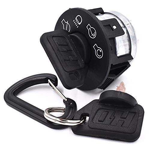 Gravely 01588300 Ignition Switch for ZT, XL, Mini, ZT : Includes Key & Free Carabiner - HD Switch
