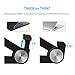 Saiji Portable Laptop Stand, Monitor Riser, Adjustable Height & Angle Blocker, Foldable Standing Desk, Light-Weight Holder for MacBook Pro Air, Notebook, Thinkpad, Surface,(Black)thumb 2