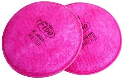 Particulate Filter Compatible with 2091 P100, Used on 6000 7000 FF-4 filters, 4.3 inches (10 PCS, 5 pairs)
