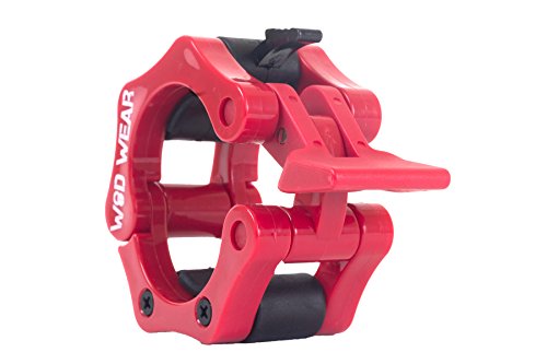 WOD Wear Barbell Collar 50MM Olympic Standard by (Red) - Thumbnail 3