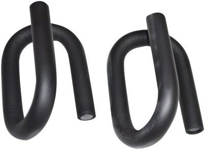 Wolphy S-Shape Push Up Stand Bars Strength Training Pull-Up Bars EVA Foam Padded Handle Grips