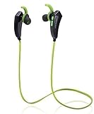 Koncen X11 Bluetooth 4.1 Wireless Sports Headset for Smartphone – Black & Green