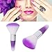 Binmer(TM) Nail Brushes Remove Dust Powder for Acrylic Nails Nail And Nail Art Dust Clean (Purple)