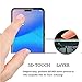 (2 Pack) Beukei for Huawei P20 Lite Screen Protector Tempered Glass, 2.5D Arc Edges 9 Hardness HD Anti-Scratch， Full-Coverage,Lifetime Replacement Warranty,for Huawei P20 Lite