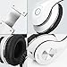 August EP640 Bluetooth Wireless Stereo Headphones with NFC and aptX - White