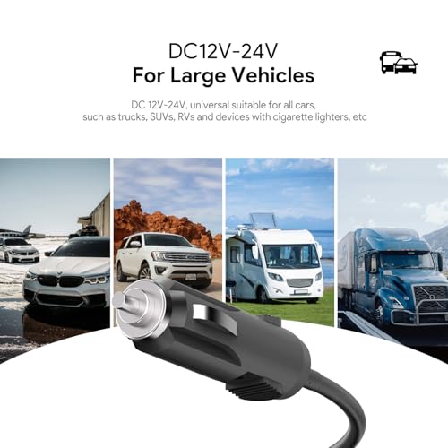 HKY VEHICLE 65W USB C Car Charger Power Supply PD Fast Car Charger for NOCO U65 GBC011 Boost X GBX45 1250A GBX55 GBX75 1750A and GBX155 UltraSafe Portable Jump Starter Portable Adapter