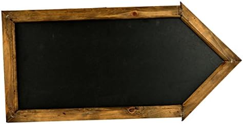 Galt International Chalkboard with Arrow-Shaped Wood Frame